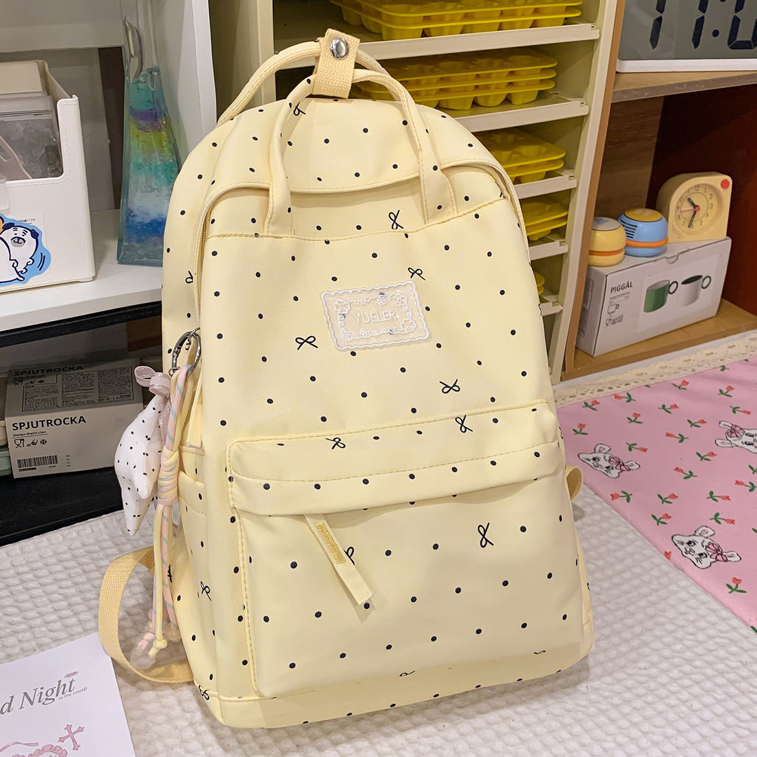 Stylischer gepunkteter Rucksack Karnz