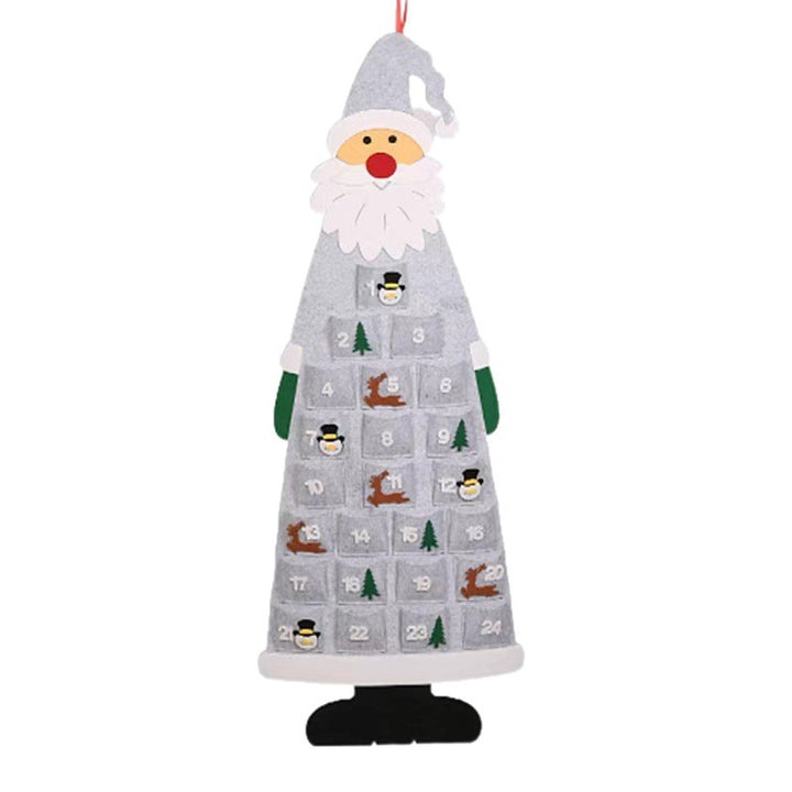 Weihnachts Adventskalender Wandbehang Karnz