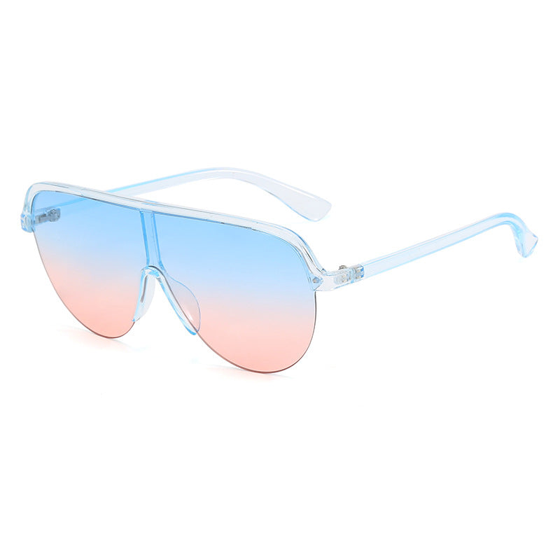 Damen oversized Visier Sonnenbrille Karnz