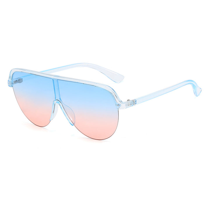 Damen oversized Visier Sonnenbrille Karnz