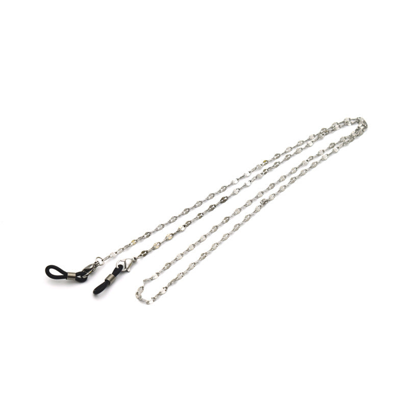 Stylische Silberketten Brillenhalter Karnz