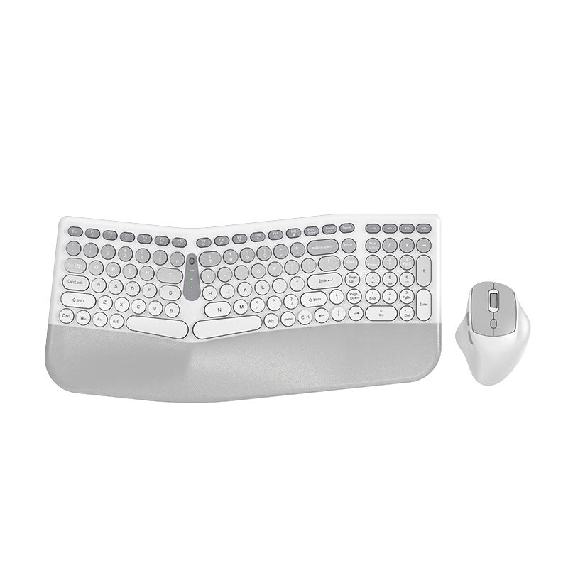 Ergonomische Wireless Tastatur und Maus Combo Karnz