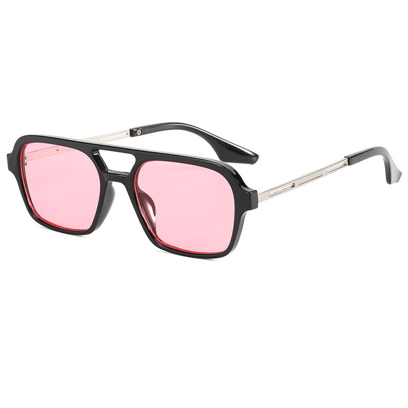 Fette Rechteckrahmen Sonnenbrille Karnz
