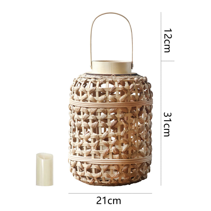 Dekorativer Rattan-Laterne Karnz