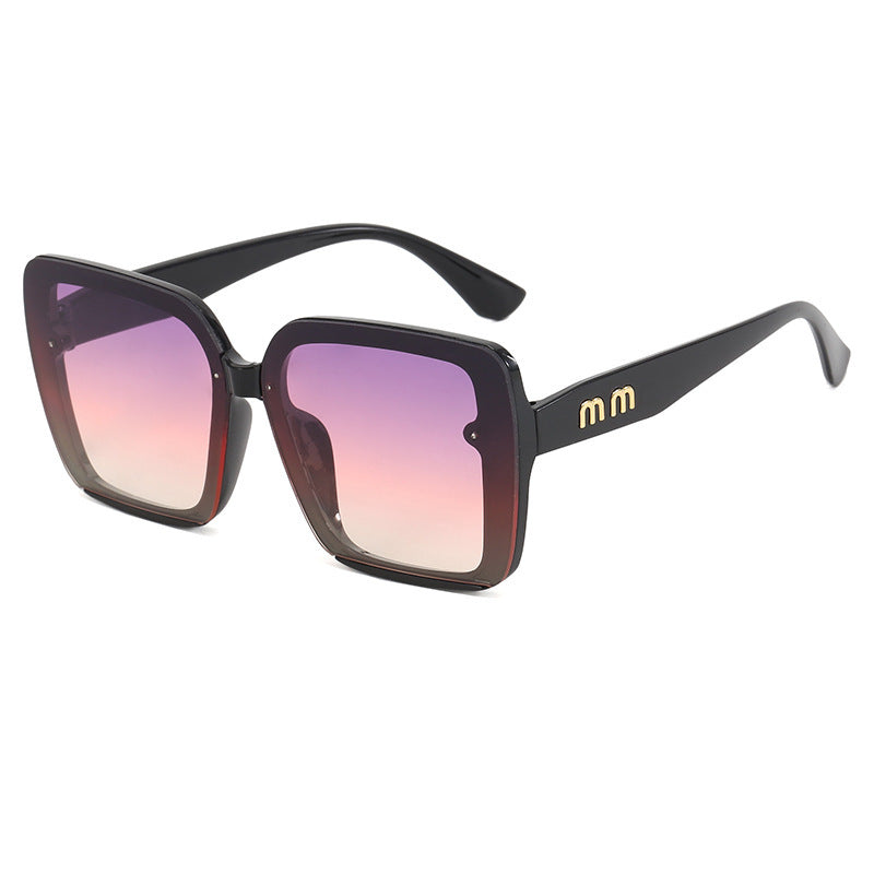 Damen Sonnenbrille im modernen quadratischen Stil Karnz