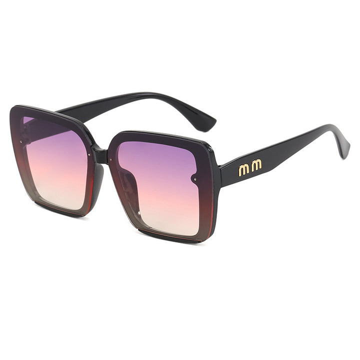 Damen Sonnenbrille im modernen quadratischen Stil Karnz