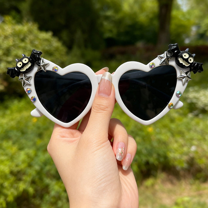 Herzförmige Spaß-Sonnenbrille Karnz
