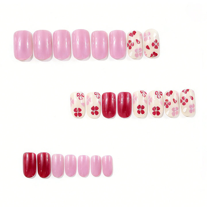 Florale dekorative Gel-Nagelerweiterungen Karnz