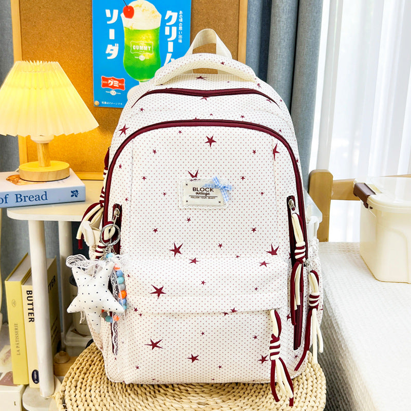 Stylischer mit Sternen verzierten multifunktionalen Rucksack Karnz
