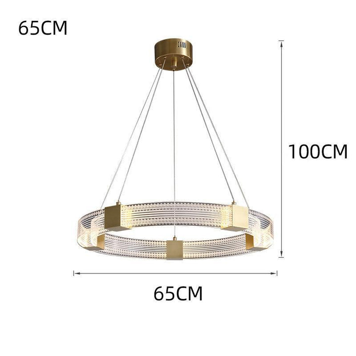 Moderne Elegante Zirkular Pendelleuchte