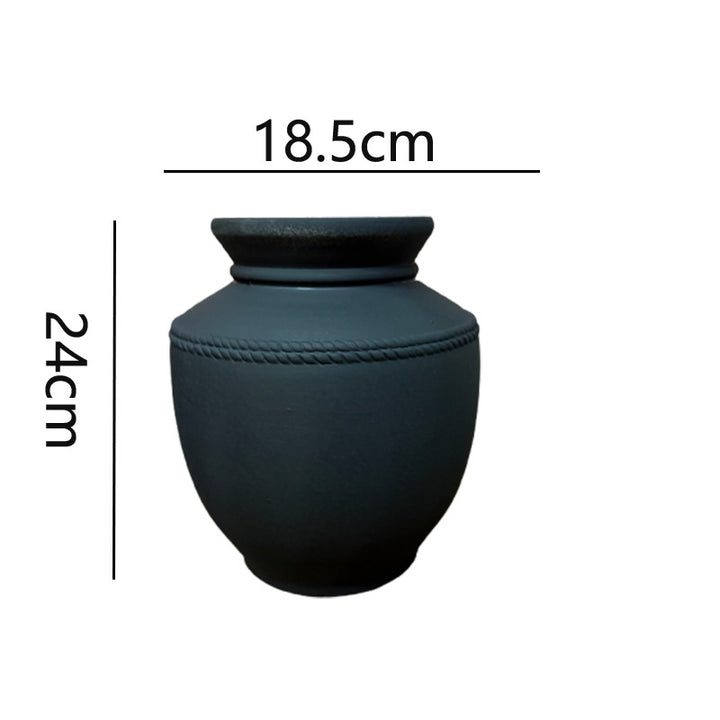 Handgefertigte Tonvase Karnz