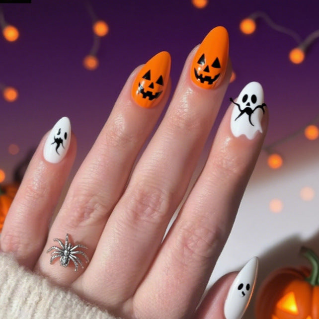 Halloween-Themen Künstlerische Nagelverbesserungen Karnz