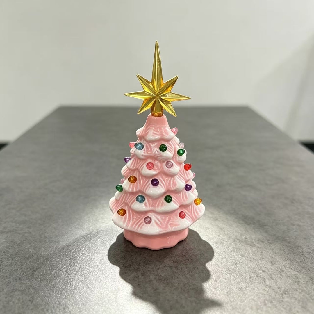 Dekorative Keramische Weihnachtsbaumfigur Karnz