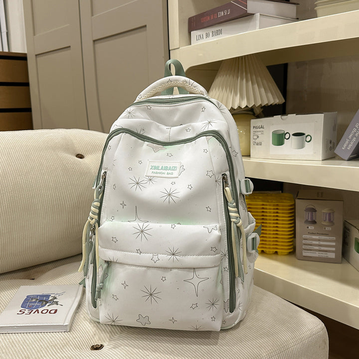 Multifunktionaler Rucksack mit Sternmuster