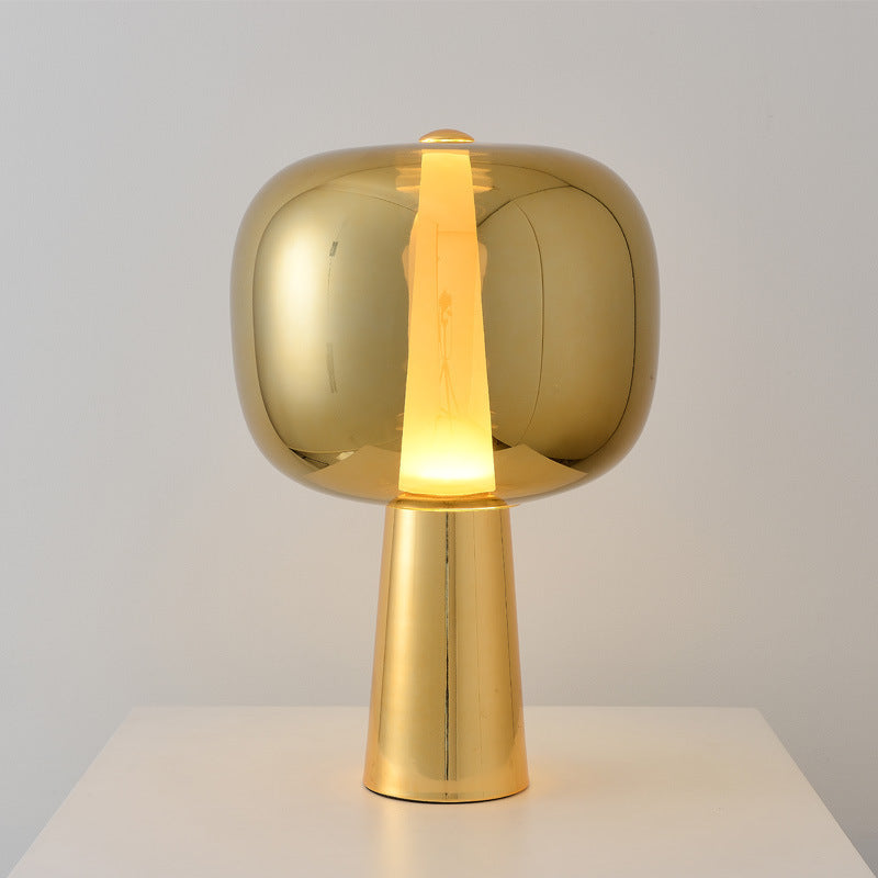Moderne Minimalistische Stehlampe mit Transparentem Sockel