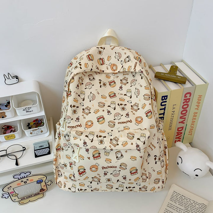 Adorable Cartoon-Muster-Rucksack