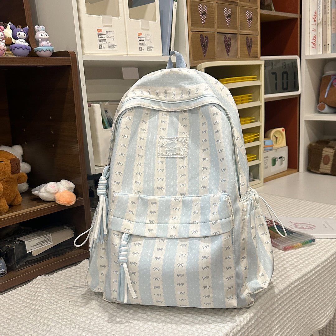 Stilvolle dekorative Schleifen-verzierte Rucksack Karnz
