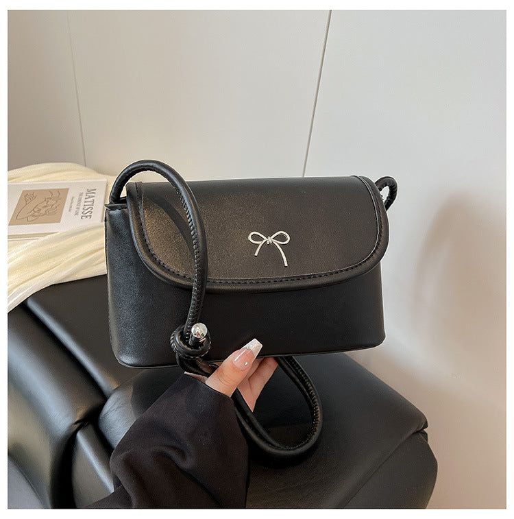 Minimalistische Schleifen-Detail Crossbody-Handtasche Karnz