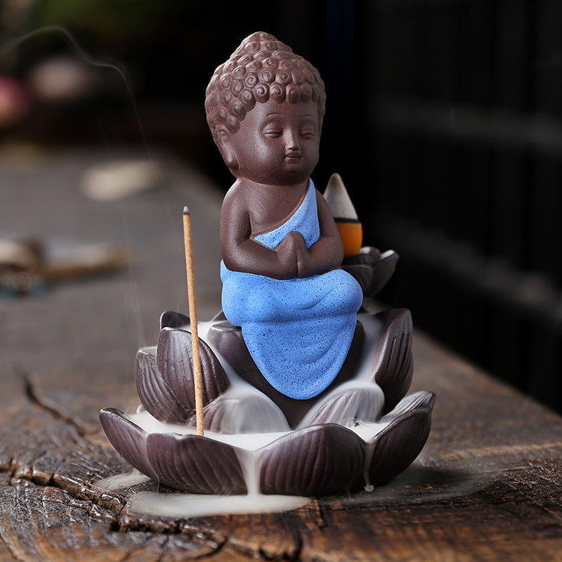 Buddhist-Themed Wasserfall Räuchergefäß