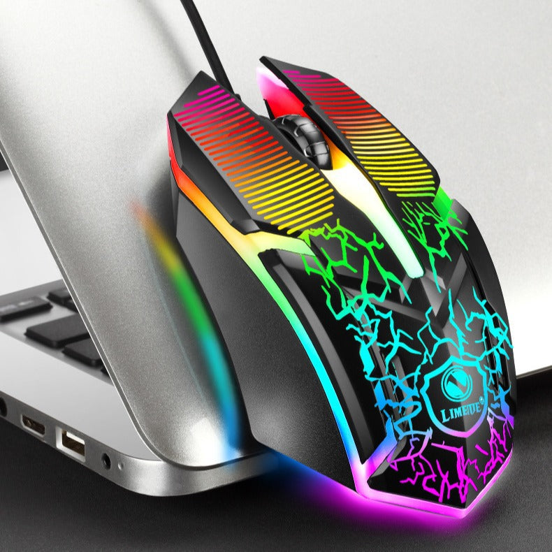 Mechanische Gaming-Tastatur und Hochleistungs-RGB-Maus-Kombo Karnz