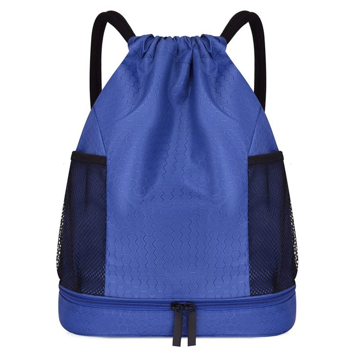 Leichter Hexagonmuster Kordelzug Rucksack Karnz