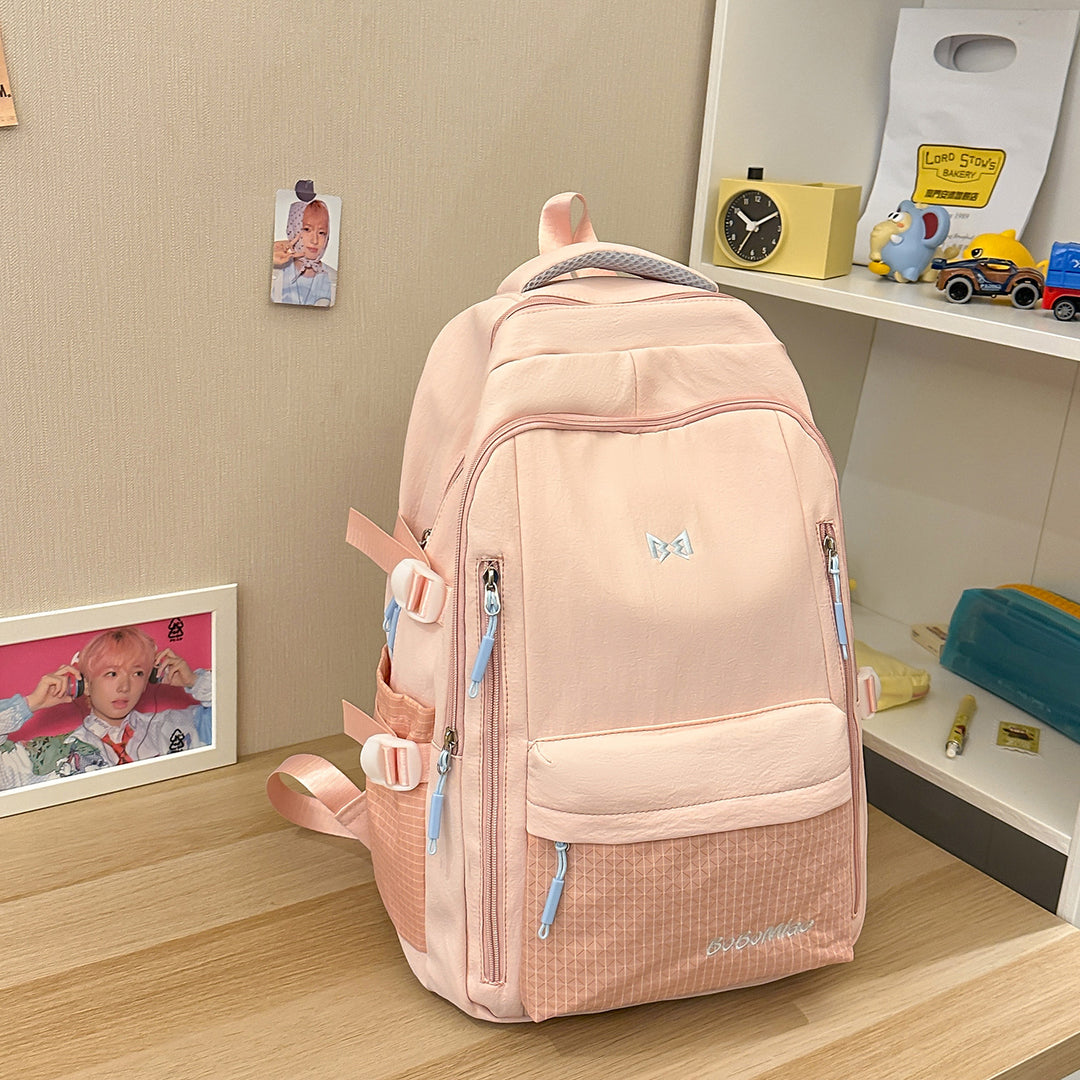 Stylischer Mehrfachfächer-Laptop-Rucksack Karnz