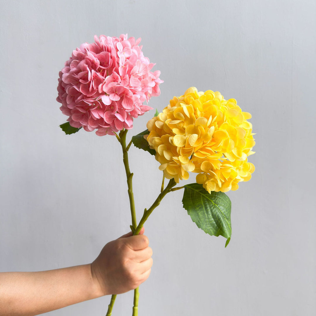 Faux Hortensie Blumenarrangement