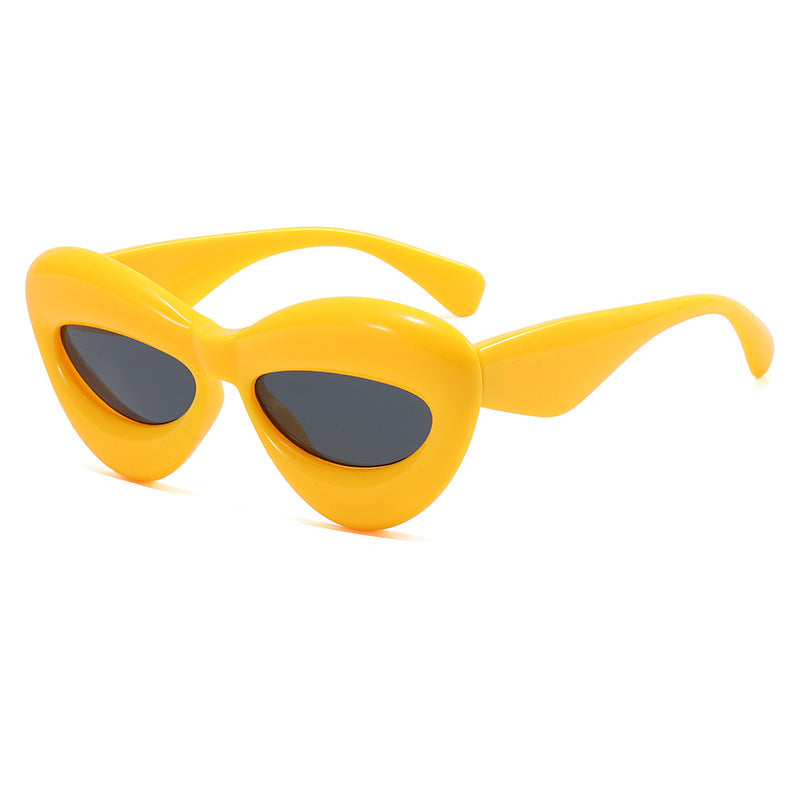 Damen kreative Designer-Sonnenbrille im Cat-Eye-Stil Karnz