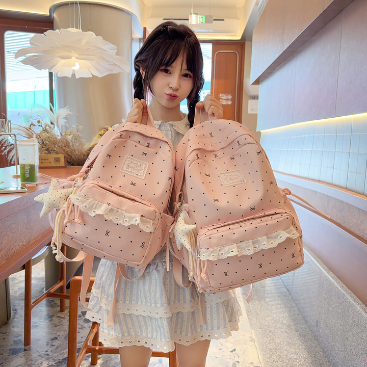 Adorable Polka Dot Rucksack Karnz