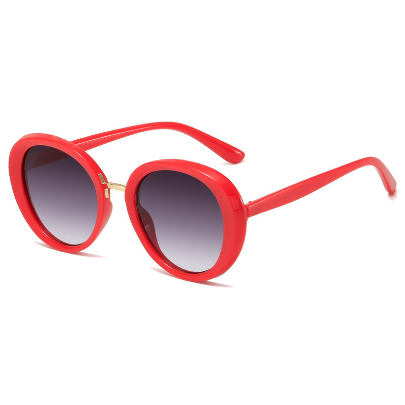 Damen Vintage Sonnenbrille im eleganten Schilddesign Karnz
