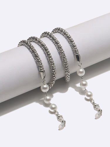 Elegante Perlenverzierte Brillekette Karnz