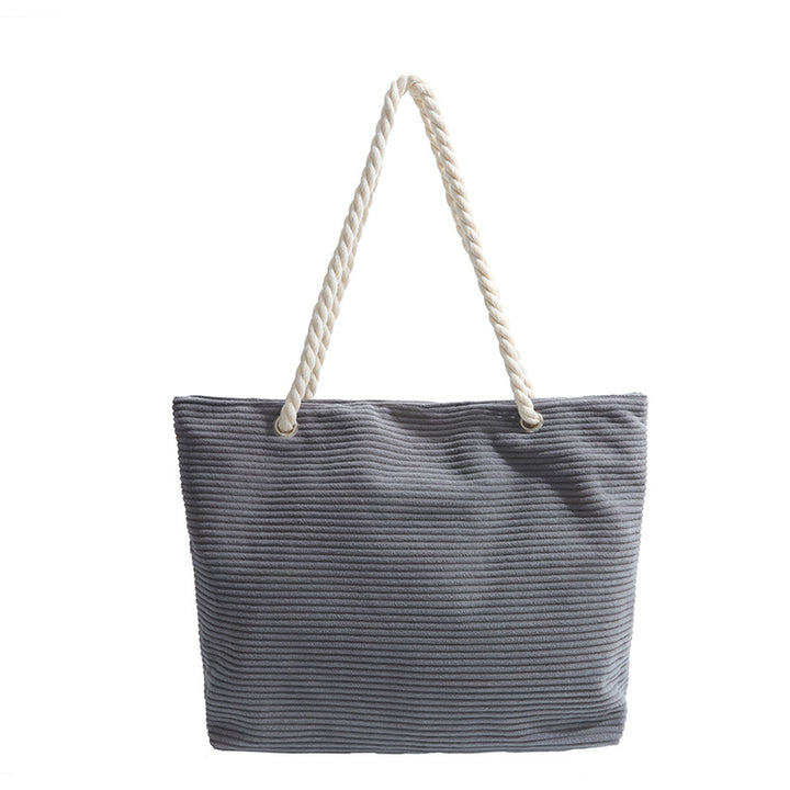 Stylische strukturierte Strandtasche Karnz