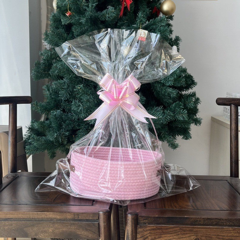 Damen Geschenkkorb aus geflochtenem Material Karnz