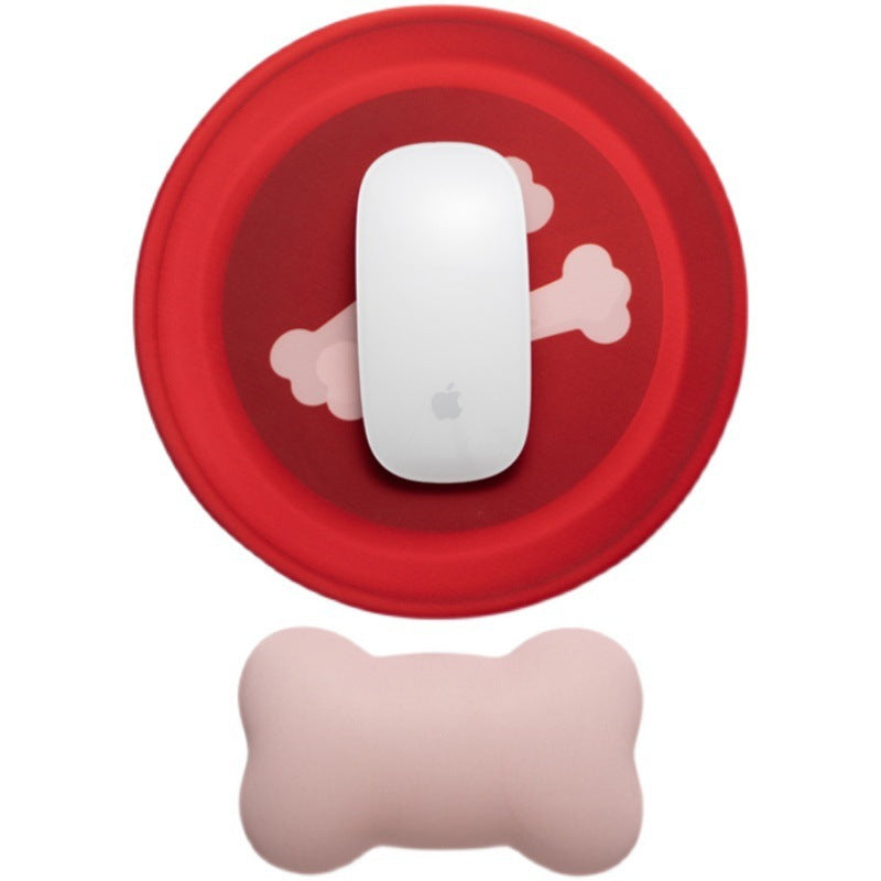Kreatives Knochen-Themen-Mauspad mit weichem Handgelenkstütze
