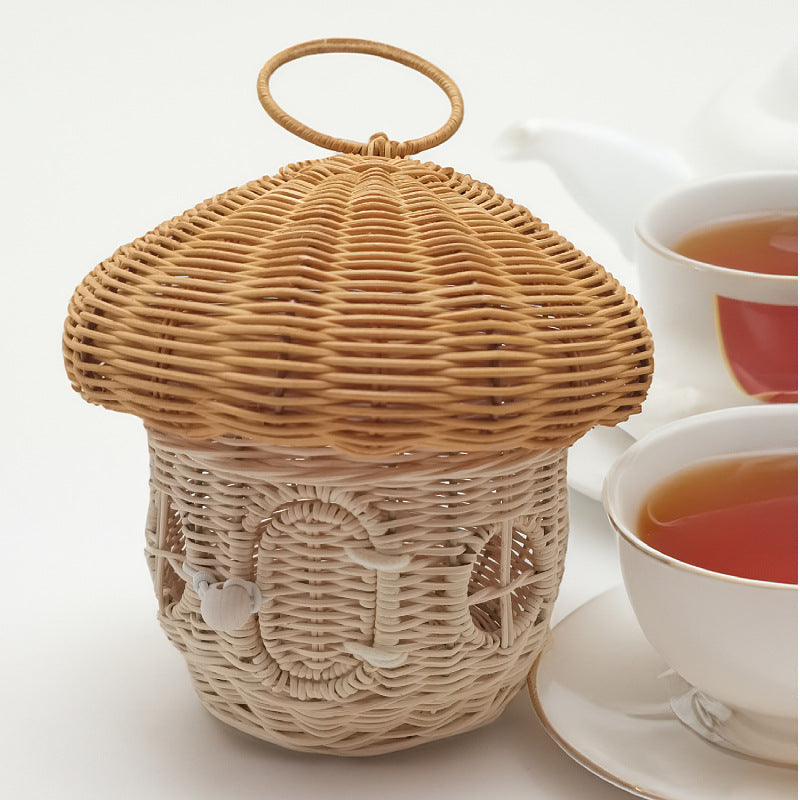 Verspielter Aufbewahrungskorb mit Pilzhut-Design Karnz