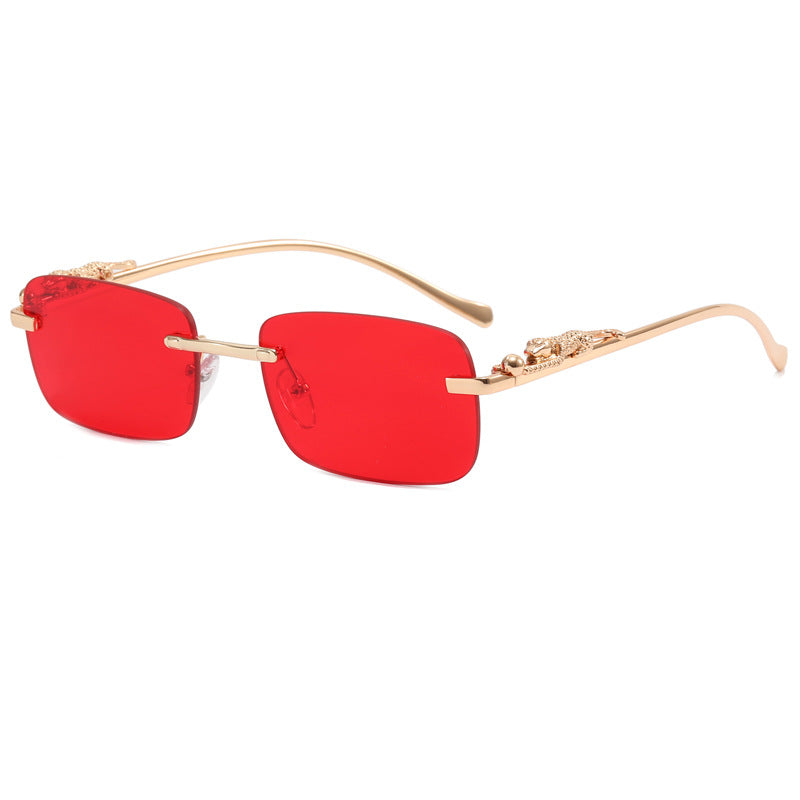Damen Designer-Sonnenbrille mit feinem Metallrahmen und luxuriösen Details Karnz