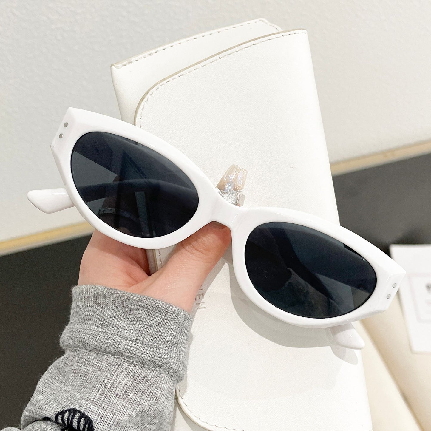 Damen modische Cat-Eye Sonnenbrille Karnz