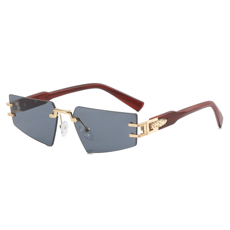 Damen modische Sonnenbrille mit eleganter quadratischer Rahmenkonstruktion und luxuriösen Details Karnz