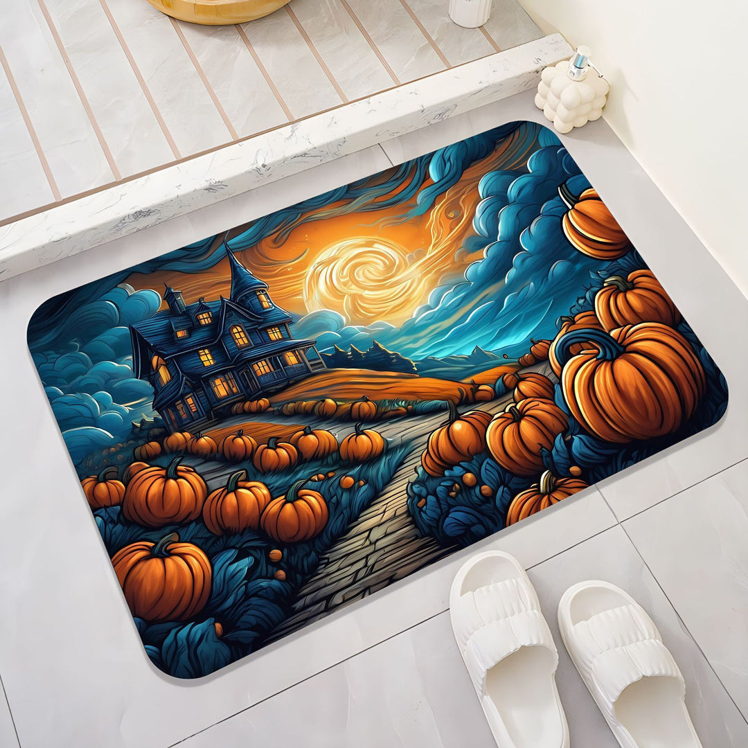 Halloween-Themen Katzendekorative Matte Karnz