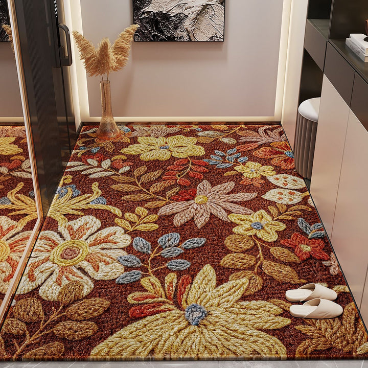 Blumendesign Teppich für den Innenbereich