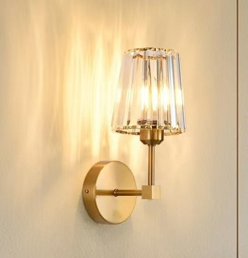 Elegante Kristall Wandlampe