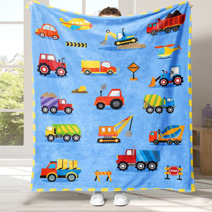 Verspielt Fahrzeug-Themen Fleece-Decke
