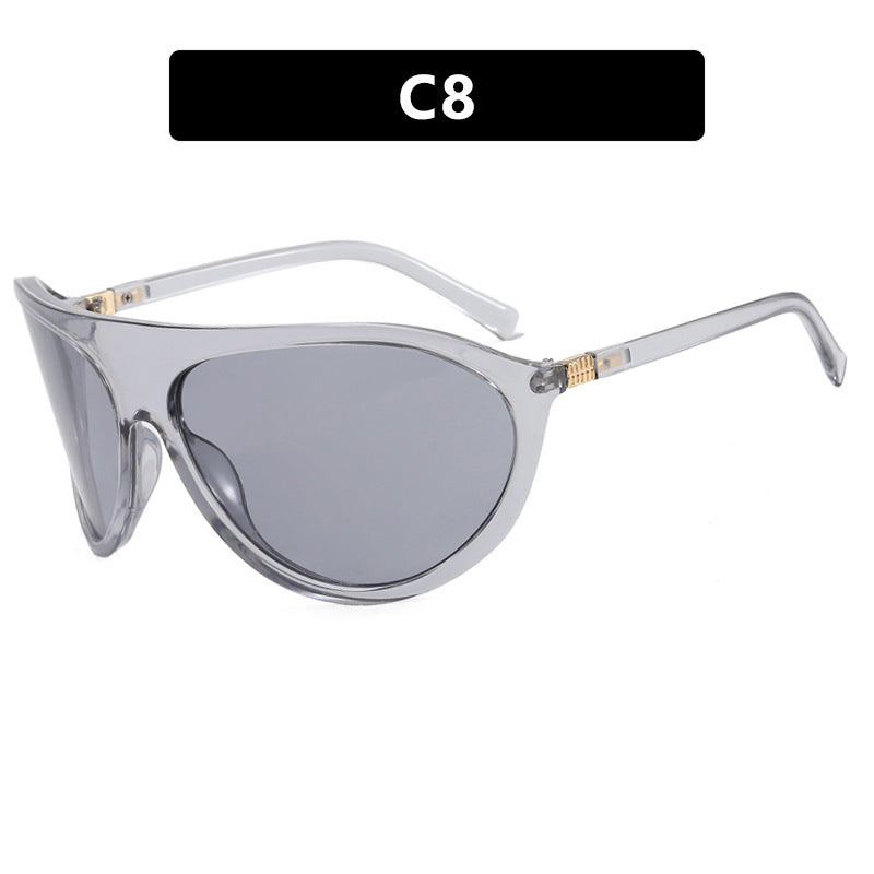 Damen Cat-Eye Sonnenbrille mit einzigartigem Design und schützendem UV-Filter Karnz