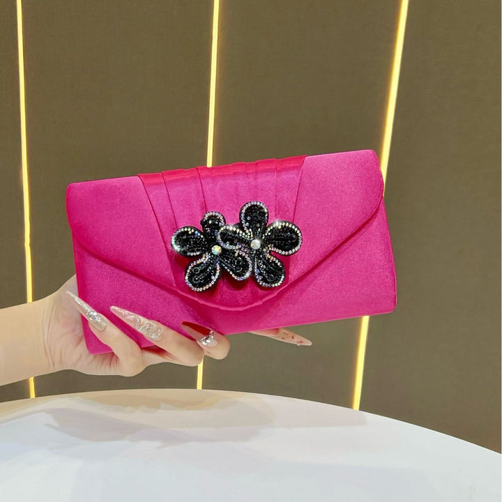 Elegante florale verzierte Clutch