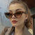 Damen Modische Katzenaugen Sonnenbrille Karnz