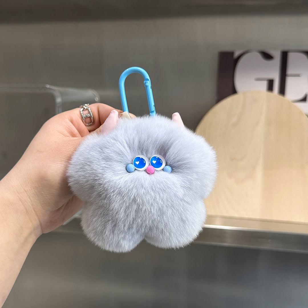 Flauschige Charakter Schlüsselanhänger Charm Karnz