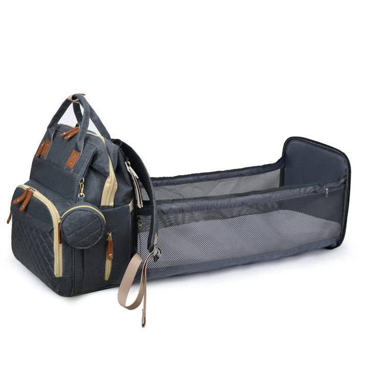 Vielseitiger Mehrfach-Taschen Stepp-Rucksack Karnz
