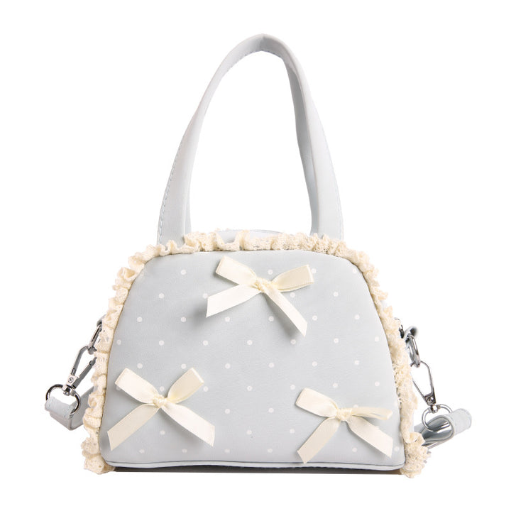 WoCharming Schleifen-verzierte Alltagshandtasche Karnz
