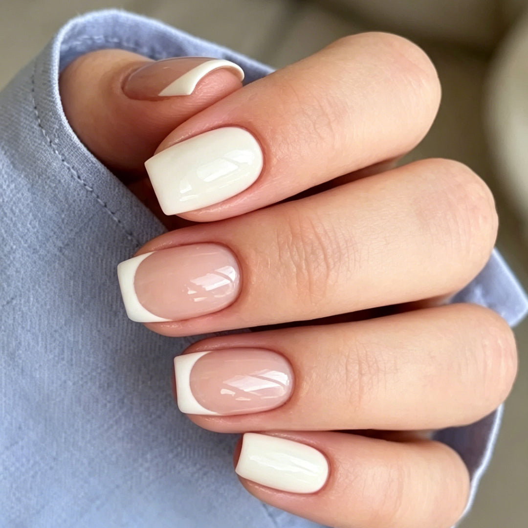 Chic Französische Tip Nagelverstärkungen Karnz