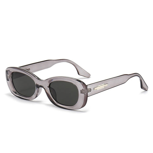 Retro-inspirierte quadratische Sonnenbrille